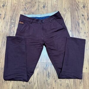 Superdry Men's Burgundy Pants